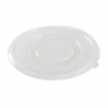 PET lid for Round Bagasse Bowl 800 ml - Pack of 50