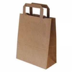 Sacca shopper in carta Kraft Speciale Drive - 32 x 14 x 44 - Lotto di 250