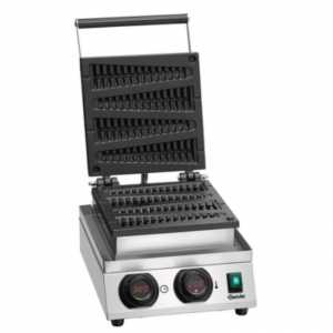 Piastra per waffle professionale Lolly - 4 waffle a spiga - Bartscher