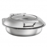 Chafing Dish Flessibile Rotondo con Coperchio Rimovibile - 6,2 L - Bartscher