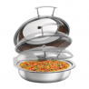 Chafing Dish Flessibile Rotondo con Coperchio Rimovibile - 6,2 L - Bartscher