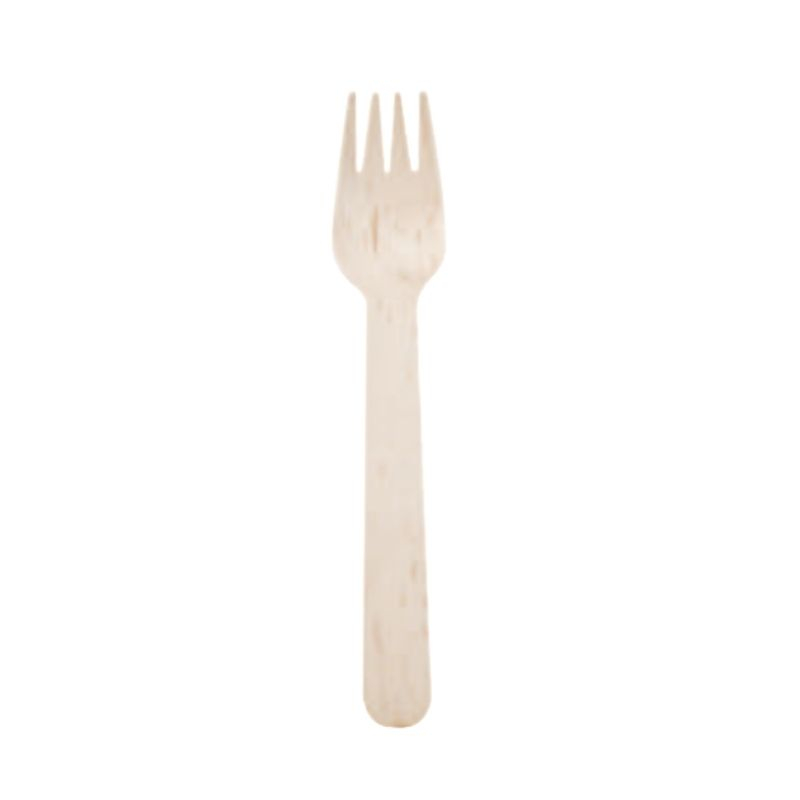 Mini Birch Fork - Eco-friendly - Pack of 100