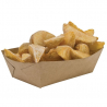 Barquette à Frites en Kraft - L 100 x P 60 mm - Ecoresponsable - Lot de 250