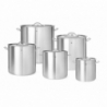 Marmite avec Couvercle Inox Budget Line - 36 cm