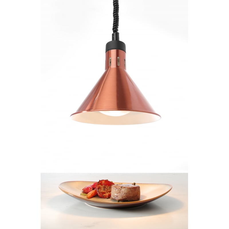 Lampada riscaldante conica regolabile