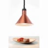 Lampada riscaldante conica regolabile