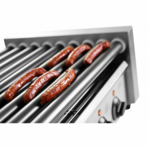 Grill Roulant pour Saucisses - 7 rouleaux