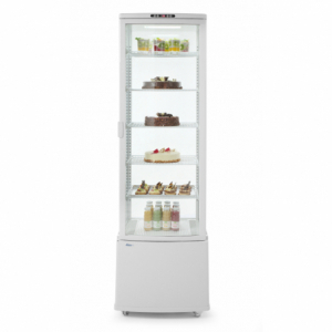 Vetrina refrigerata per dolci nera - 280 L