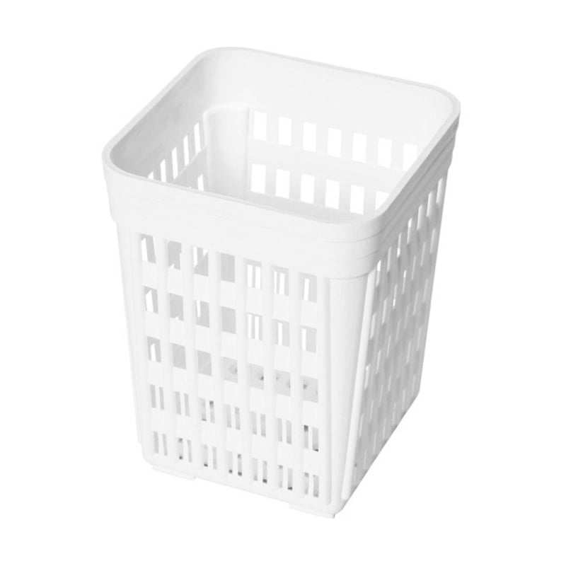 White Cutlery Basket