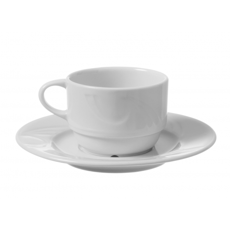 Piatto per tazza da caffè in porcellana Karizma - 145 mm di diametro