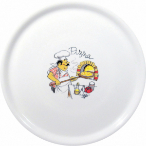 Piatto per Pizza Motivo Granito - 330 mm di Diametro
