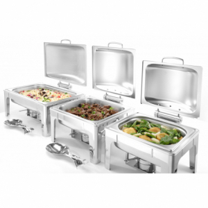 Chafing dish GN 1/1 finitura satinata - Marca HENDI - Fourniresto