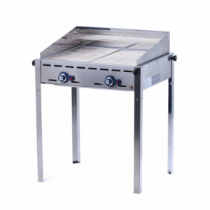 Barbecue a Gas Professionale Green Fire con 2 bruciatori - Marca HENDI