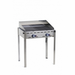 Barbecue a Gas Green Fire con 2 bruciatori - Marca HENDI - Fourniresto