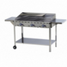 Barbecue a Gas Professionale Green Fire - 3 bruciatori - HENDI