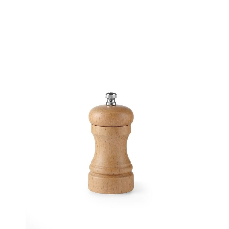 Beech Wood Pepper Mill - H 100 mm