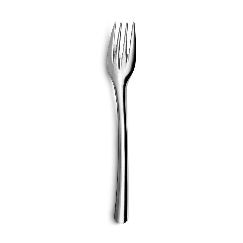 Small Forks Slim Range 2 - Pack of 12: Resistant stainless steel 18/0, ideal for takeaway meals