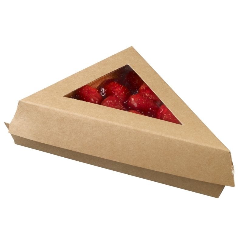 Triangolo Snacking in Cartone - 155 x 110 x 45 mm - Lotto di 25