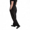 Pantaloni da cucina unisex Easyfit neri trattati al Teflon - Taglia S - Whites Chefs Clothing - Fourniresto