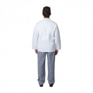 Unisex White Long Sleeve Vegas Chef Jacket - Size L - Whites Chefs Clothing - Fourniresto