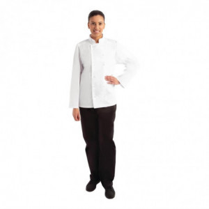 Giacca da cucina unisex bianca a maniche lunghe Vegas - Taglia L - Whites Chefs Clothing - Fourniresto