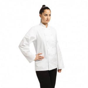 Giacca da cucina unisex bianca a maniche lunghe Vegas - Taglia M - Whites Chefs Clothing - Fourniresto