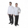 Unisex White Long Sleeve Vegas Kitchen Jacket - Size XXL - Whites Chefs Clothing - Fourniresto