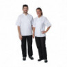 Giacca da cucina unisex bianca a maniche corte Vegas - Taglia S - Whites Chefs Clothing - Fourniresto