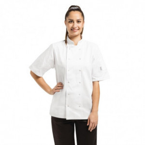 Giacca da cucina unisex bianca a maniche corte Vegas - Taglia XL - Whites Chefs Clothing - Fourniresto