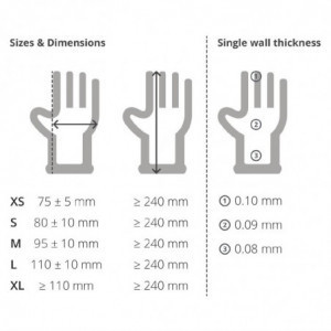 Guanti in lattice con polvere - Taglia L - Lotto da 100 - FourniResto - Fourniresto