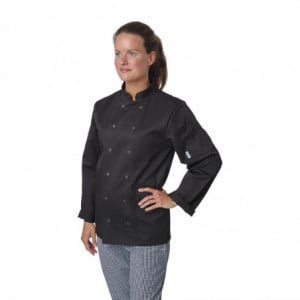 Giacca da cucina unisex nera a maniche lunghe Vegas - Taglia L - Whites Chefs Clothing - Fourniresto