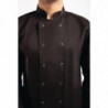 Giacca da cucina unisex nera a maniche lunghe Vegas - Taglia Xs - Whites Chefs Clothing - Fourniresto