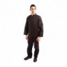 Giacca da cucina unisex nera a maniche lunghe Vegas - Taglia XXL - Whites Chefs Clothing