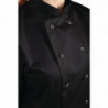 Giacca da cucina unisex nera a maniche corte Vegas - Taglia Xs - Whites Chefs Clothing - Fourniresto