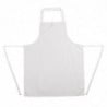 Grembiule Bavaglino Bianco 711 X 656 Mm - Abbigliamento da chef bianco - Fourniresto