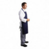 Grembiule Bavaglino Blu Navy 710 X 970 Mm - Abbigliamento per chef Whites - Fourniresto