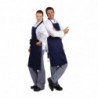 Grembiule Bavaglino Blu Navy 710 X 970 Mm - Abbigliamento per chef Whites - Fourniresto