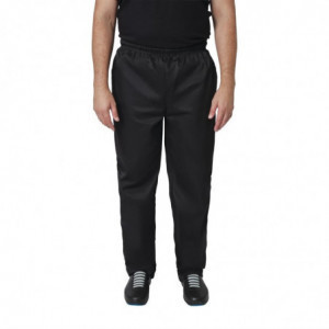 Pantalon De Cuisine Mixte Noir Vegas - Taille L - Whites Chefs Clothing