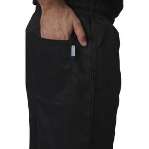 Pantaloni da cucina unisex neri Vegas - Taglia M - Whites Chefs Clothing - Fourniresto