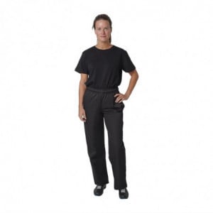 Pantaloni da cucina unisex neri Vegas - Taglia M - Whites Chefs Clothing - Fourniresto