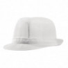 Cappello Trilby Bianco con Rete - Taglia L 590 mm - FourniResto - Fourniresto