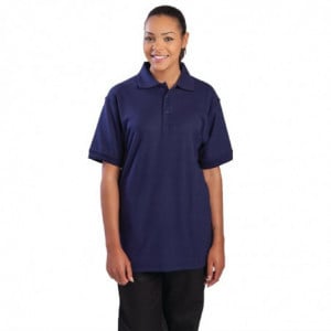 Polo Misto Blu Navy - Taglia L - FourniResto - Fourniresto