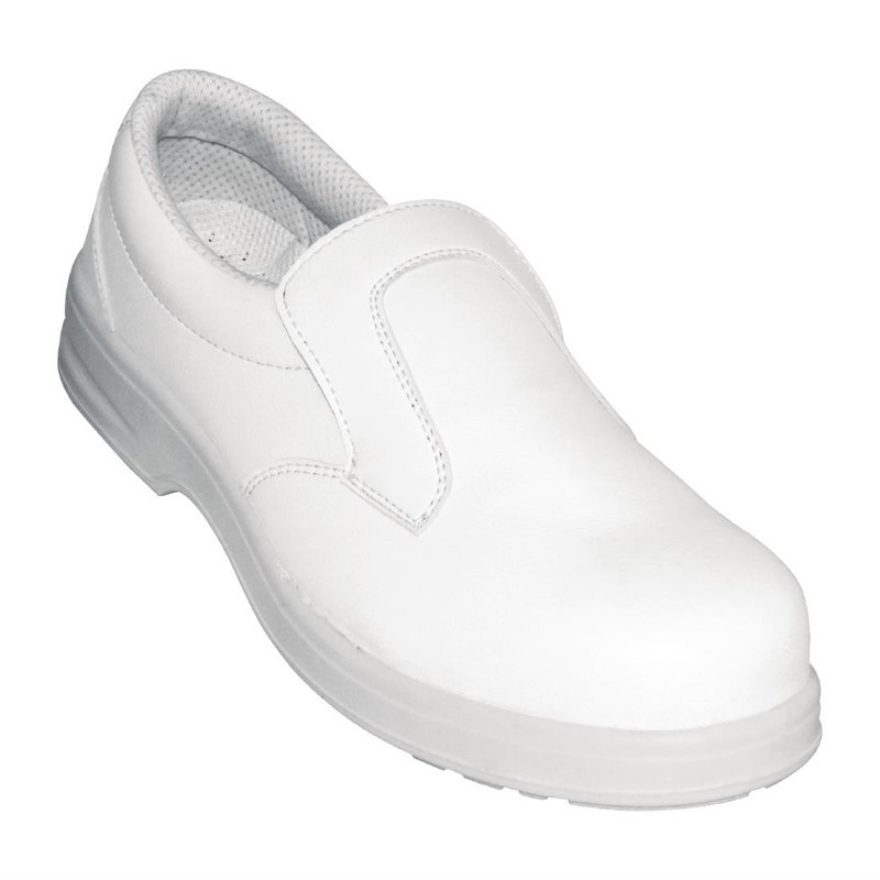 White Safety Moccasins - Size 39 - Lites Safety Footwear - Fourniresto