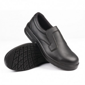 Black Safety Moccasins - Size 38 - Lites Safety Footwear - Fourniresto