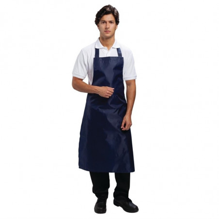 Grembiule Bavaglino Impermeabile Blu 1016 X 711 Mm - Whites Chefs Clothing - Fourniresto