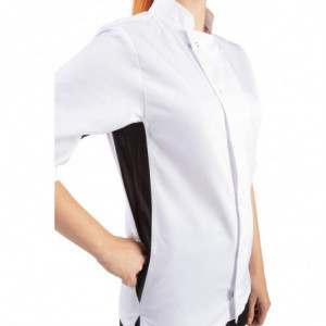 Giacca da cucina unisex bianca Nevada - Taglia L - Abbigliamento per chef Whites - Fourniresto