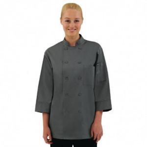 Giacca da cucina unisex grigia - Taglia M - Chef Works - Fourniresto