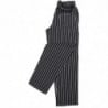 Pantaloni da cucina unisex a righe nere e bianche - Taglia XL - Chef Works - Fourniresto