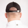 Cappellino da baseball Cool Vent nero con bordo grigio - Taglia unica - Chef Works - Fourniresto