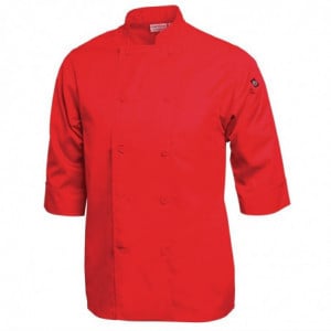 Giacca da cucina unisex rossa - Taglia M - Chef Works - Fourniresto